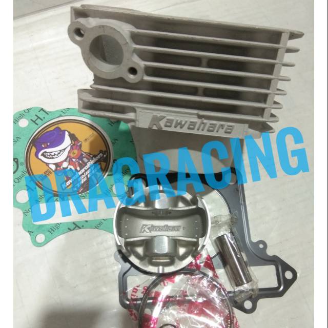 Blok seher kawahara 72/16 fu 150 bahan keramic  sepaket racing
