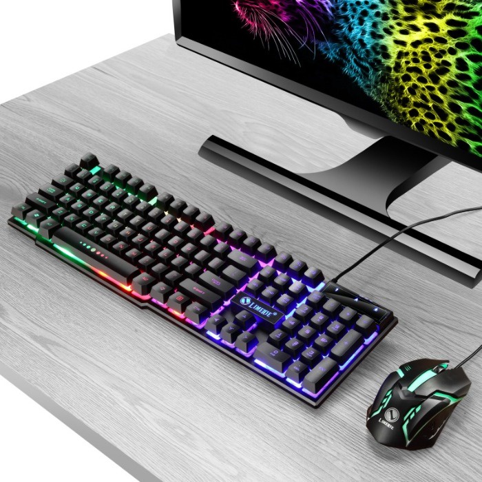 *COD* Combo Gaming Keyboard RGB With Mouse - GTX300