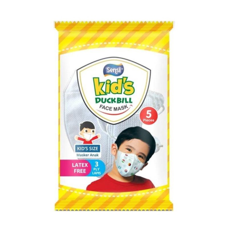 Masker Sensi Kids Duckbill 1 pack isi 5pcs