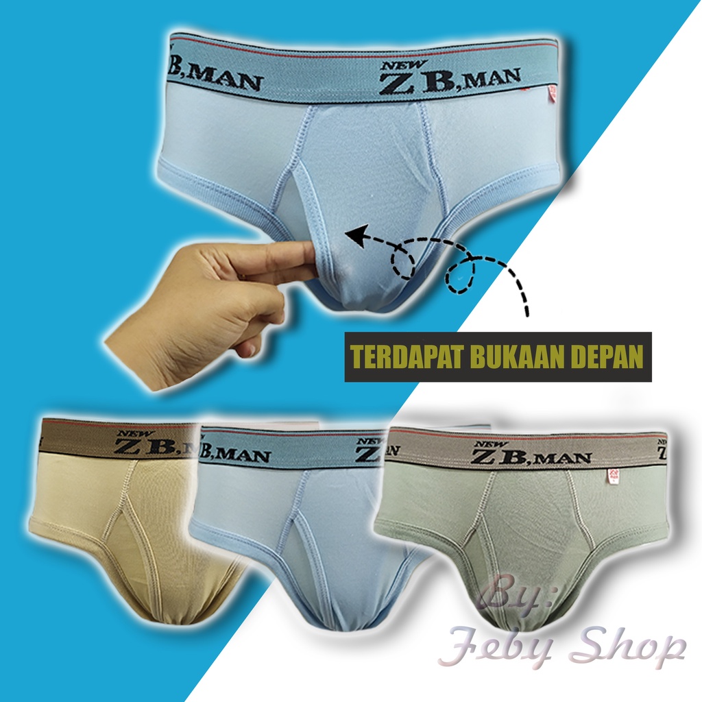 Celana Dalam Pria ZB MAN Karet Boxer - CD Pria ZB MAN Murah Berkualitas