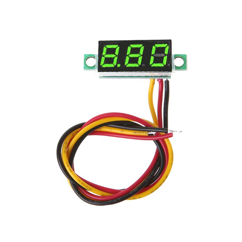 Gro Mini 0.28 &quot;LED Display 3-line for DC 0-100V Voltmeter Digital Gauge Voltage Mete