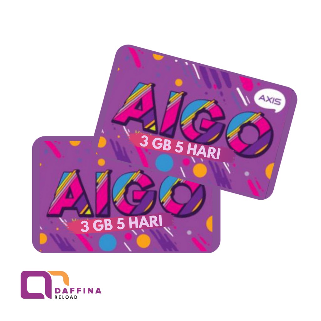 Axis Aigo 3GB 5 hari | Shopee Indonesia