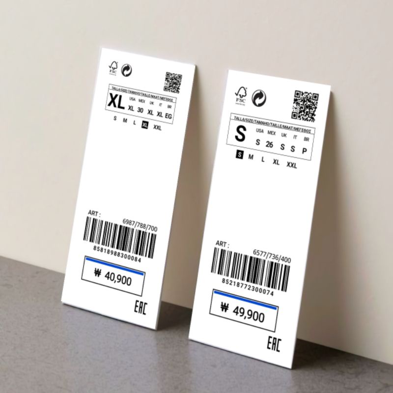 

label baju hantag 4x9 hantag, hentag hendtag.price tag seri smlxl ready stok