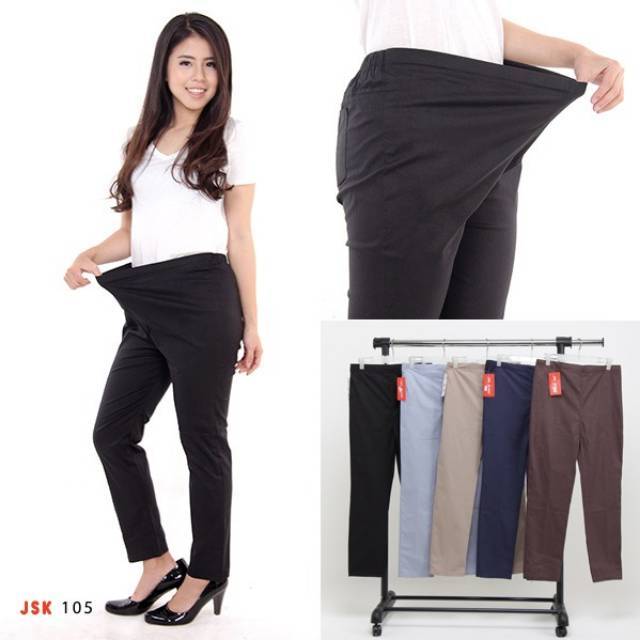 Celana Hamil katun karet Wanita JSK Jeans