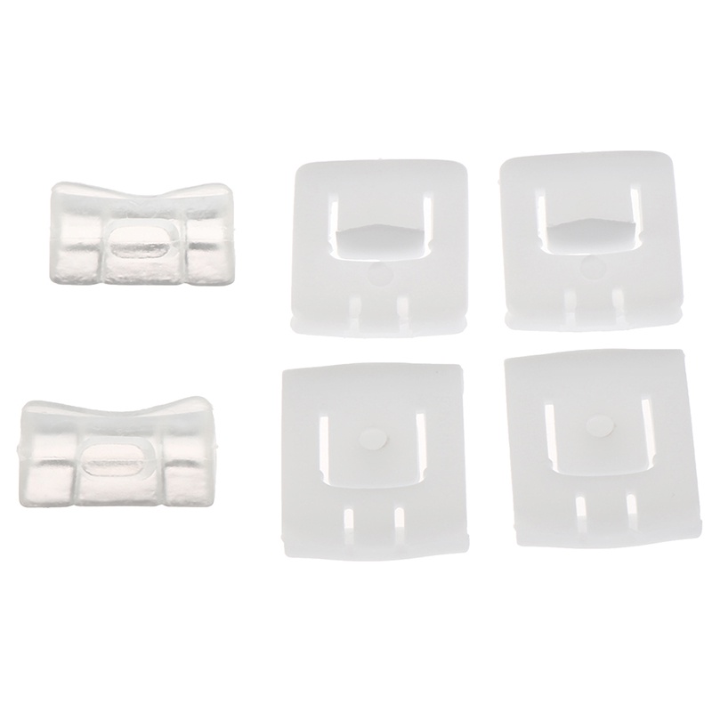 {LUCKID}6pcs siut Seat buckle Clip Runner Guide 435881203A C10 For GOLF MK1 MK2 MK3