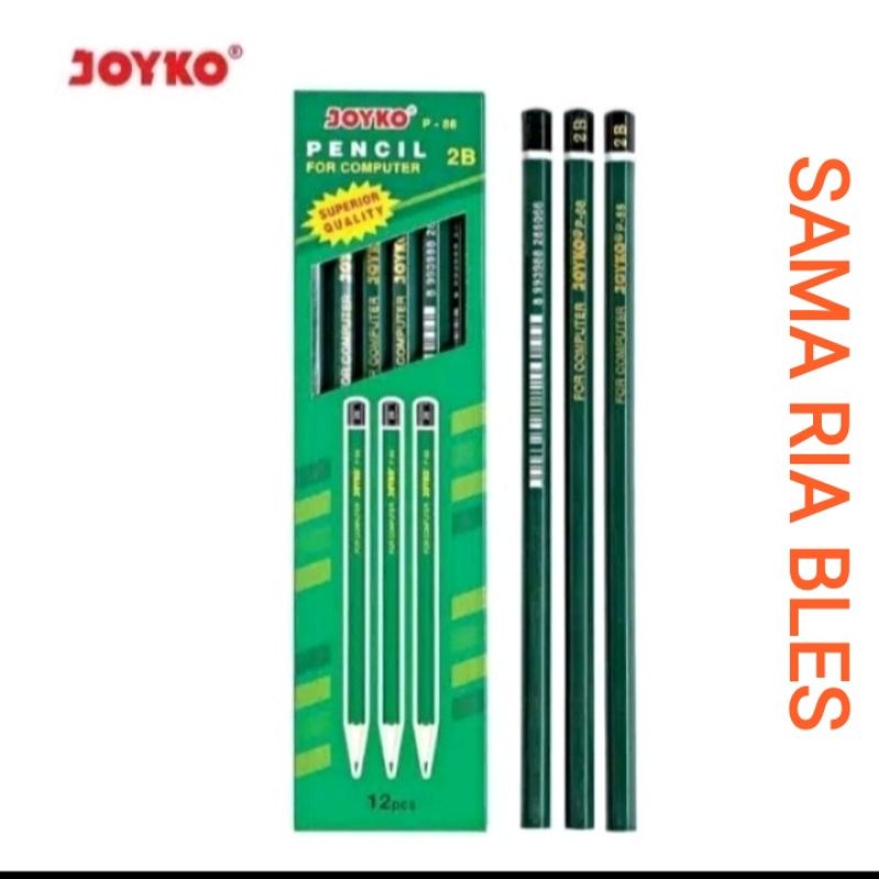 

pensil komputer 2 B Joyko P-88 hijau
