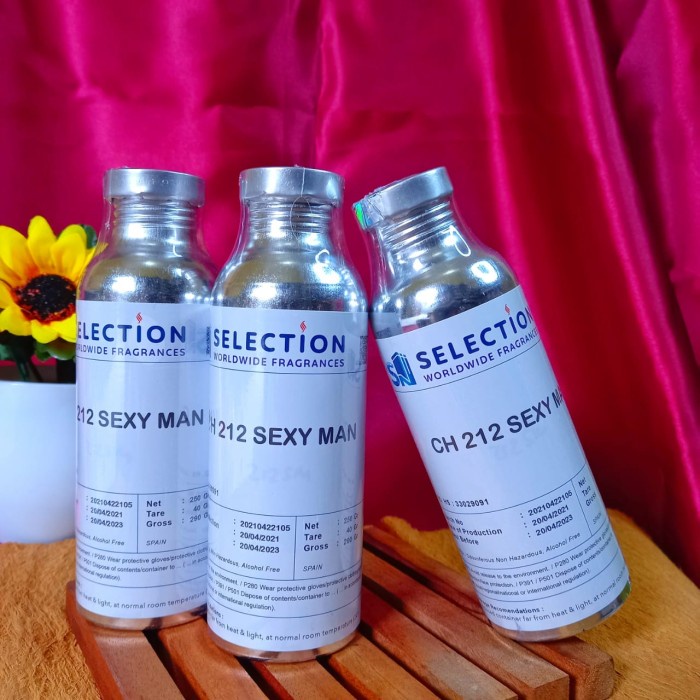 Parfum Bibit Refill 212 Sexy Men segel pabrik by Selection SN 500ml