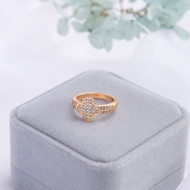 [✅COD] A-81 Cincin Xuping Zirkon Perhiasan Cincin Kawin Xuping Emas-2