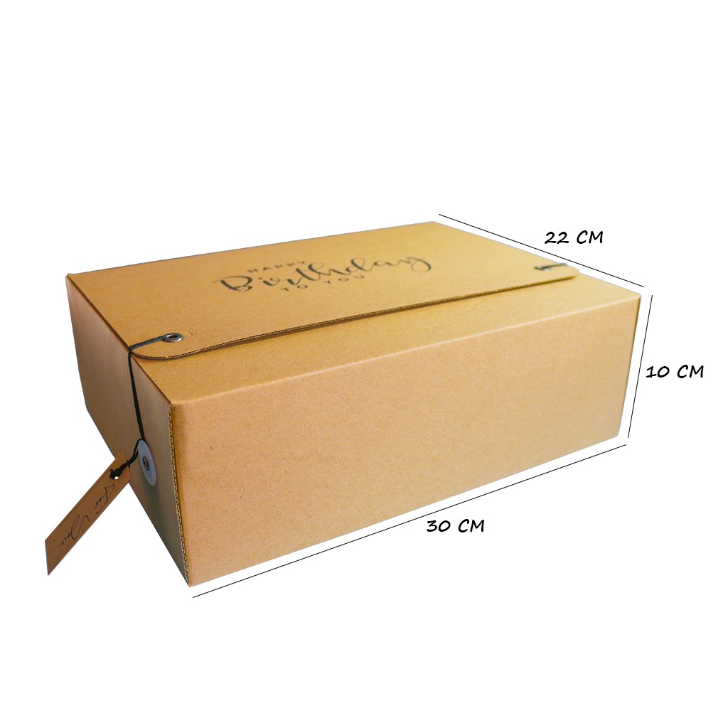 

Box HBD Model Mailbox Hangtag Cocok Untuk Kado Hampers Free Hangtag Dll 30x22x10