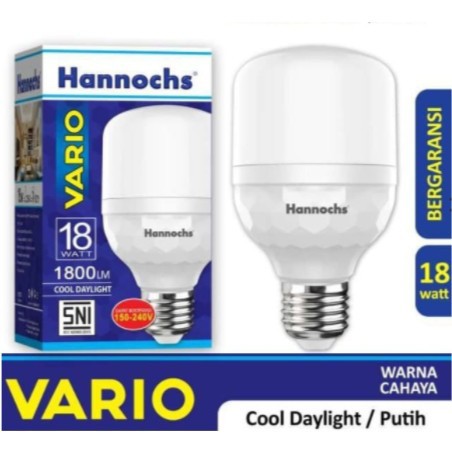 HANNOCHS Lampu LED VARIO 18 WATT - Cahaya Putih - Garansi 1 Tahun