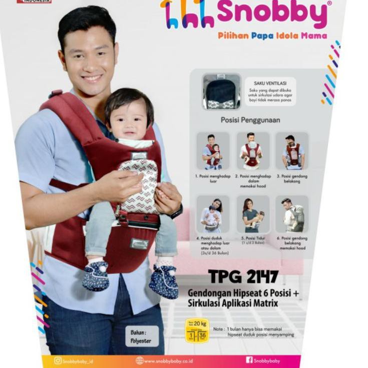 Hipseat Snobby 6 Posisi + Sirkulasi Aplikasi Matrix