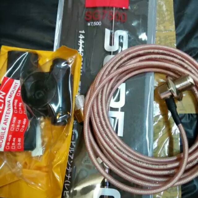 PAKET ANTENA DUALBAND SUPER GAINER SG 7500 UTK RIG