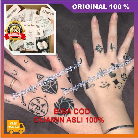 Tattporarry Henna Tato Kit Henna Mendesain Tato Dengan Aman dan Halal 100% ASLI