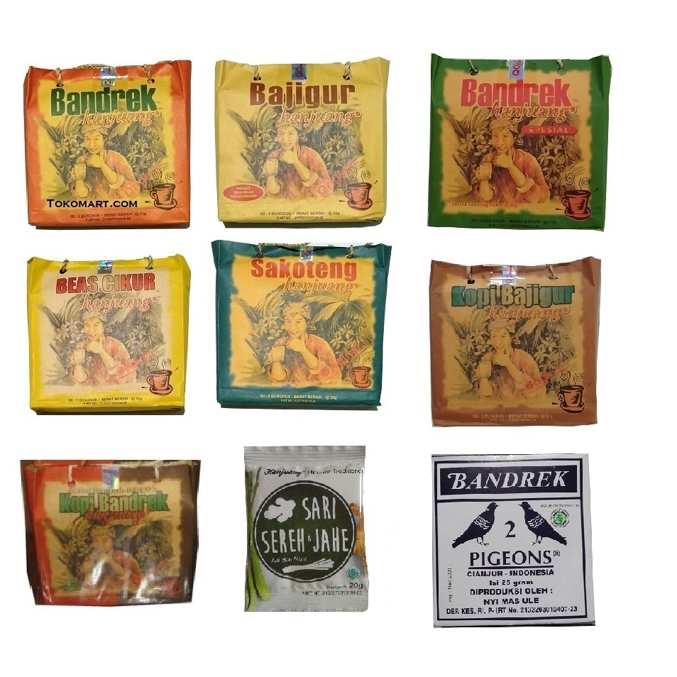 BAJIGUR - BANDREK - SEKOTENG - BEAS CIKUR HANJUANG - Minuman Tradisional - Rempah2 Indonesia - Bandung - Tokomart Shop