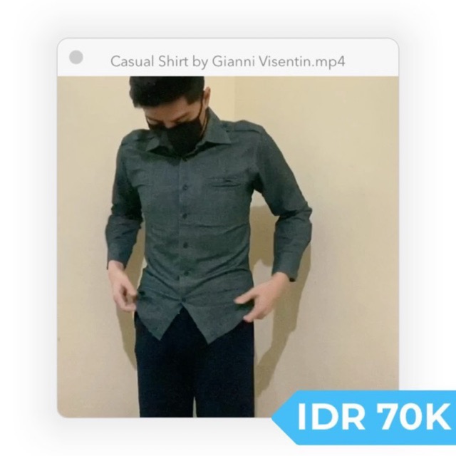 Kemeja Kantor brand Gianni Visentin