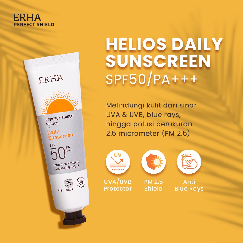 ERHA PERFECT SHIELD HOLIOS DAILY SUNSCREEN SPF 50 PA +++ 30 GR @MJ