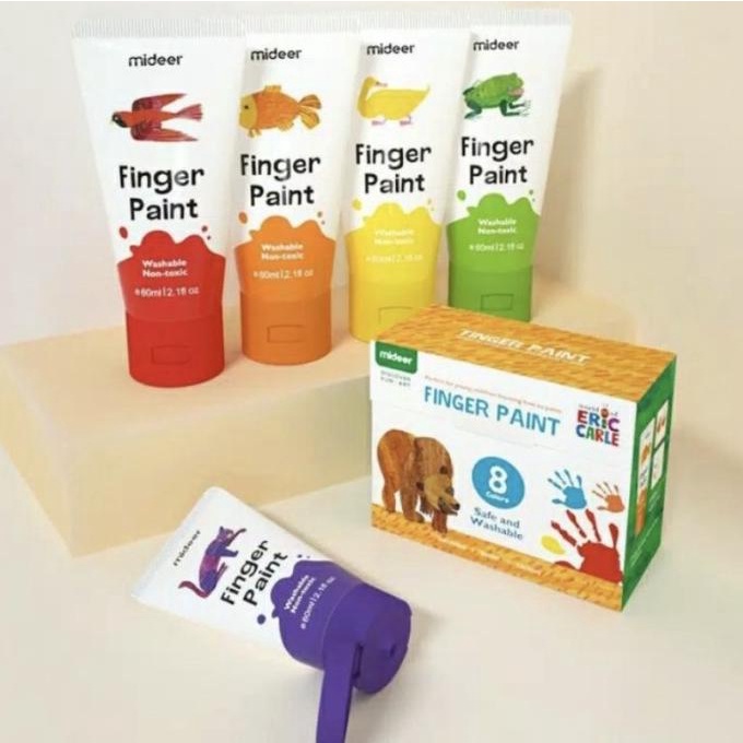 

Mideer Hand Finger Paint Washable Cat Tangan for Baby &Kids Anak Bayi