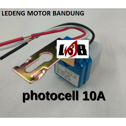 Photocell 10a Sensor Cahaya Lampu Otomatis Fotocell On Off Siang Malam