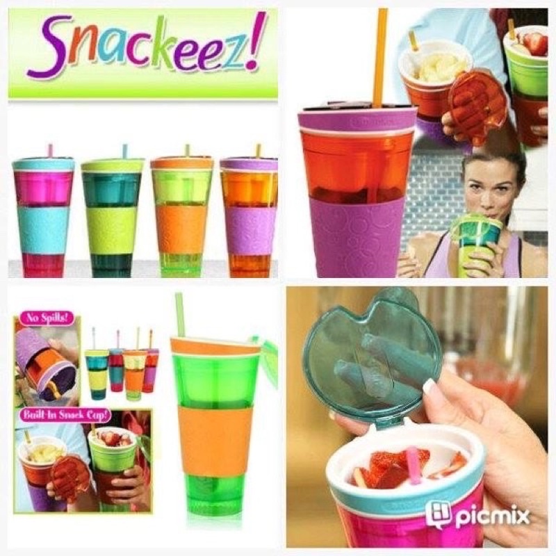 Snackeez 2 in 1 Snack &amp; Drink Cup / Gelas Pop Corn - 0162