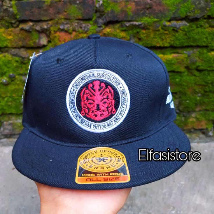MR.589391 ‑ Topi Snapback Pria Distro Logo Bordir Masberto