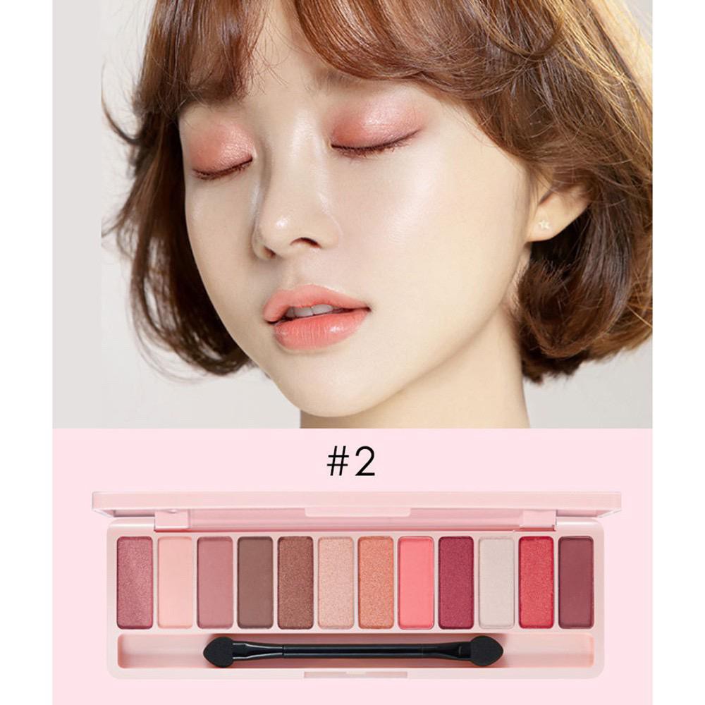 LAMEILA Eyeshadow Pallete 12 Warna Original La Mei La Eye Shadow