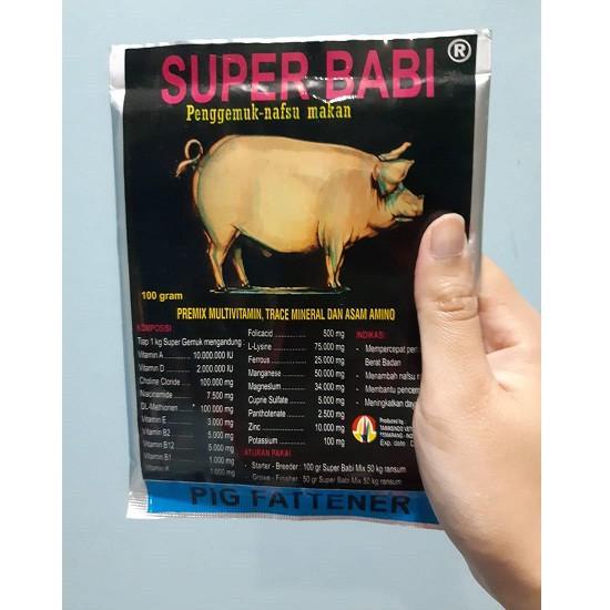 

TERPOPULER SUPER BABI 100gr| Penggemuk Babi| Penambah Nafsu Makan Babi ✹ 884