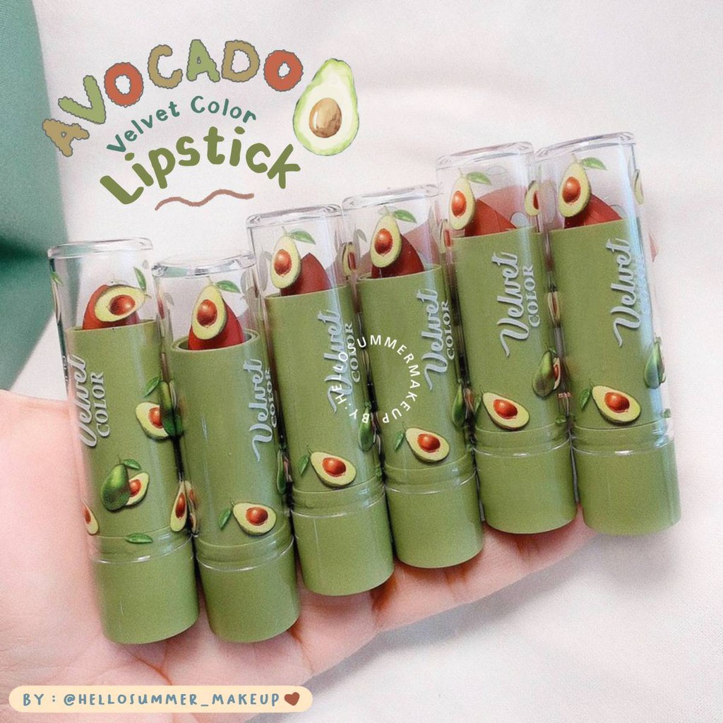 𝐌𝐀𝐓𝐓𝐄 𝐋𝐈𝐏𝐒𝐓𝐈𝐂𝐊 - Avocado Super Velvet Color Matte Lipstick