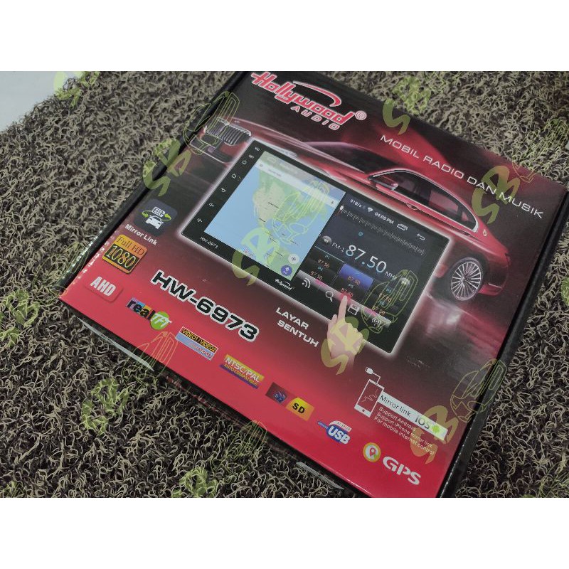 Andorid Hollywood 7 inch headunit double din ram 2 16 HW 69 73 garansi