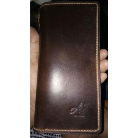 Dompet kulit asli Crazy Horse
