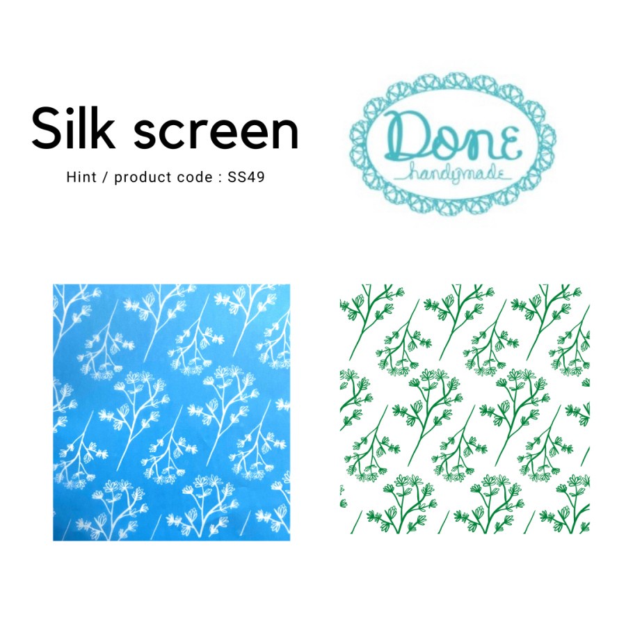 Silk screen alat dekorasi resin art alat clay alat dekorasi craft alat resin alat dekorasi resin art ss49