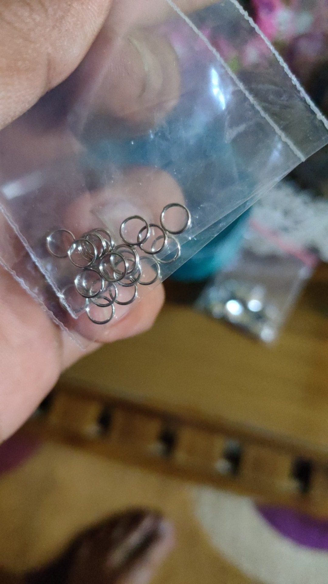 Split Ring 1 Set 10pcs Small