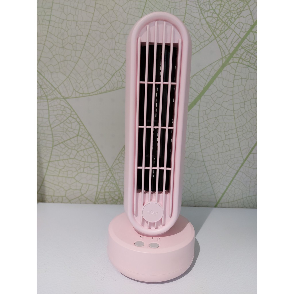 KIPAS ANGIN USB PORTABLE 7.5W / KIPAS ANGIN MEJA / PINK/GREEN