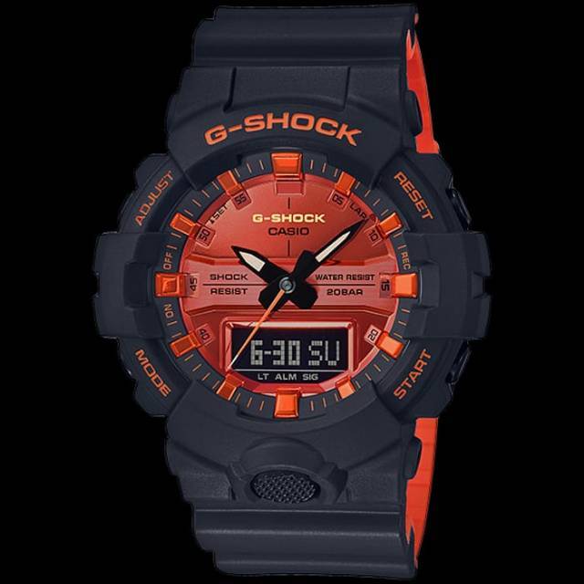 Casio G-Shock GA-800BR-1ADR - Jam Tangan Pria - Hitam