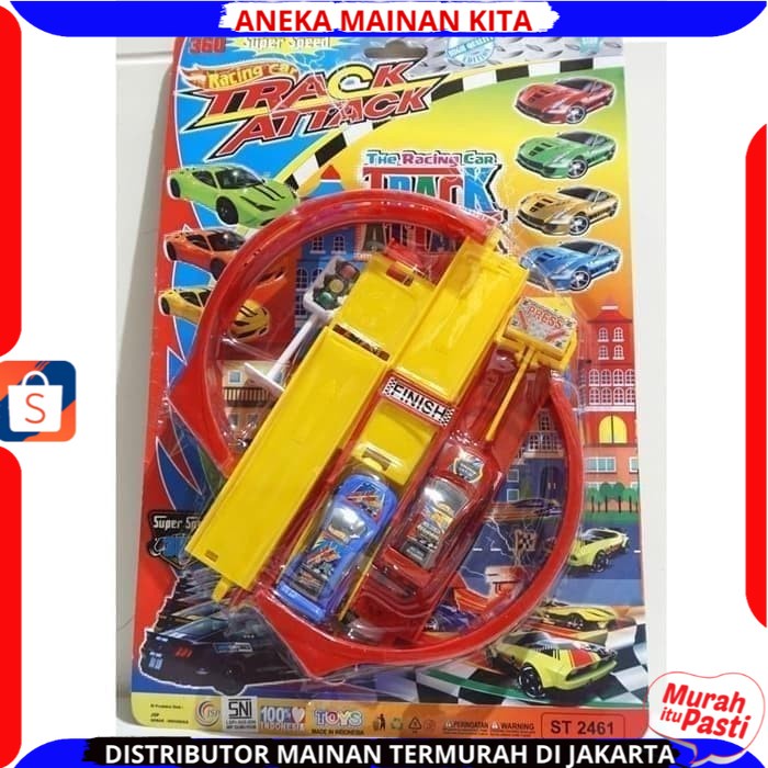 Mainan Anak Laki Track Racing Set ST2461 Jalur Mobil Balap