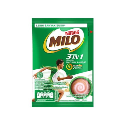 

Milo 3in1 Sachet isi 10pcs Murah