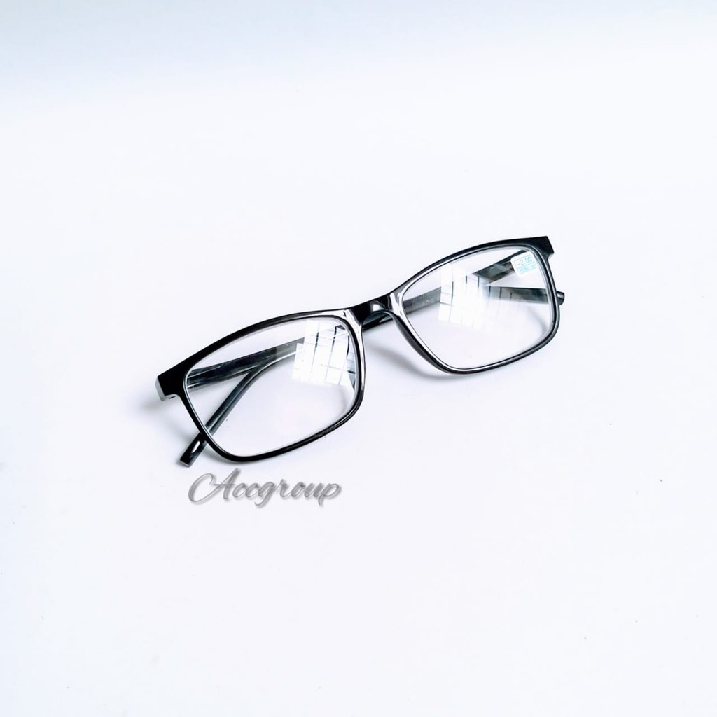 NEW COD Kacamata Minus Unisex Model Kotak Ukuran 0.50 s/d -6.00 Free Box Dan Lap Vintage Korean Style