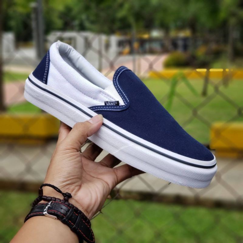 Sepatu Vans Slip On (Tanpa Tali) size 37-43 unisex Pria/Wanita