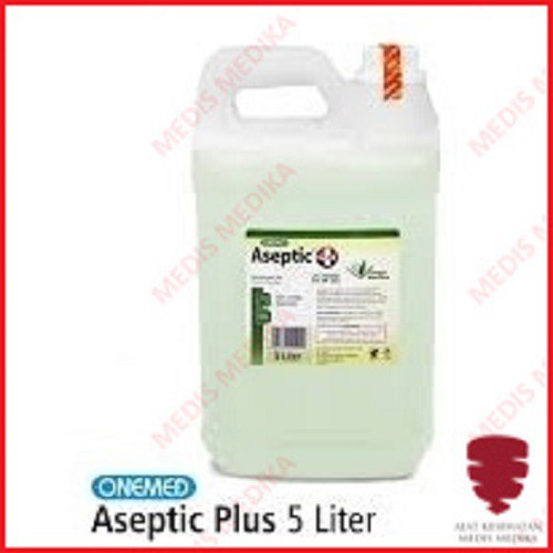 Aseptic Plus 5 Liter Refill Onemed Hand Sanitizer Cair Pembersih Tangan Alkohol Anti Septik Septic Antiseptic Antiseptik 5L