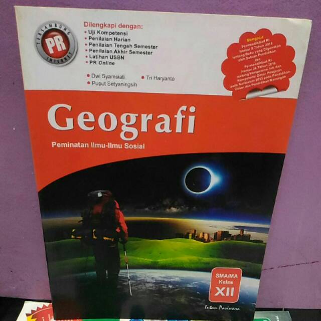 Buku PR Geografi kelas 12