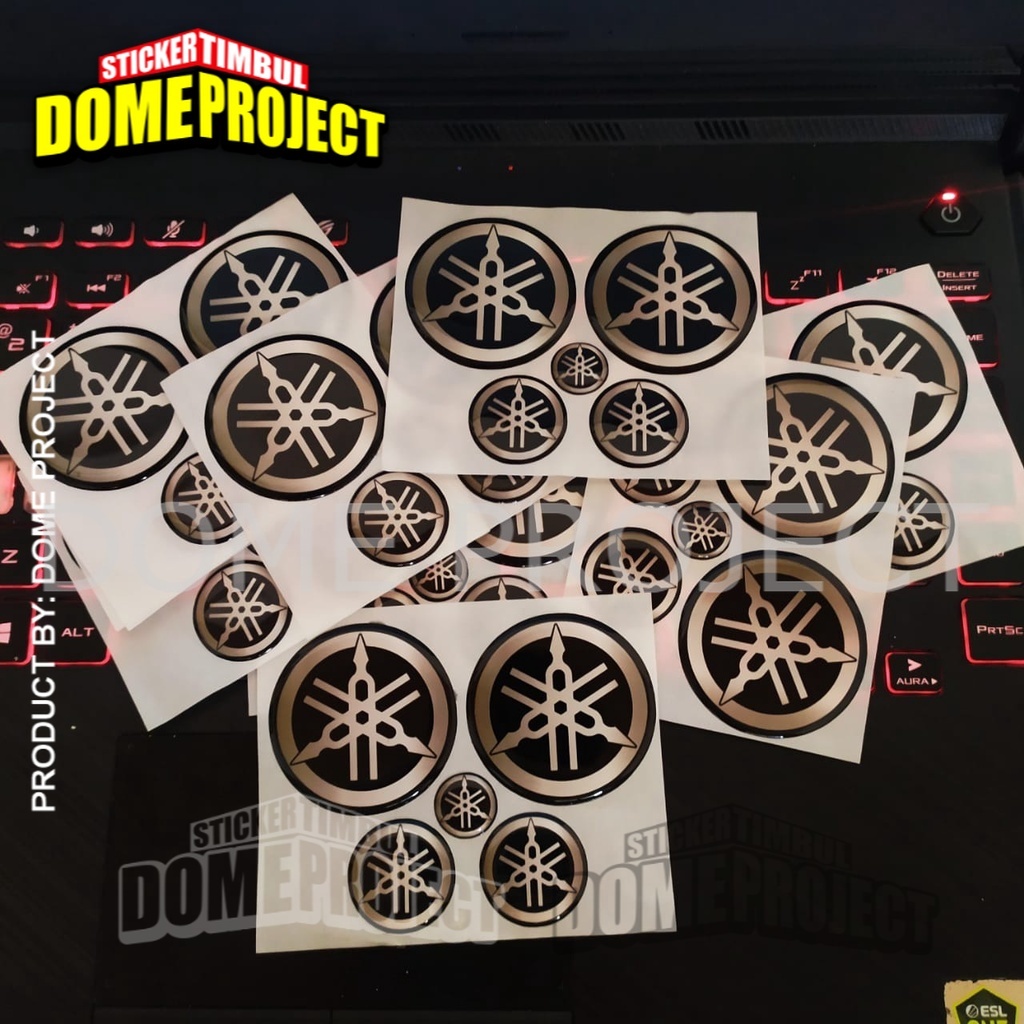 STIKER NMAX STIKER MOTOR STIKER AEROX LOGO YAMAHA GARPUTALA EMBLEM NMAX DAN AEROX LEXI STIKER NMAX STIKER MOTOR NMAX 1 SET HITAM