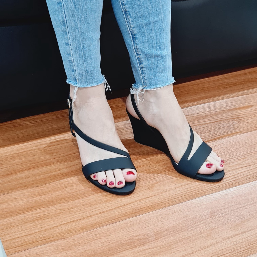 Sandal Wanita  C*K 304 - SNR Wedges 8cm