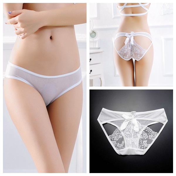 Celana Dalam Brief Sexy hot Cutout Bow Celana Dalam Low Waist Panties 3C076