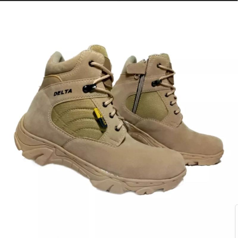 Sepatu Tactical pdl caanggo terlaris courdura anti air cream 6 inci