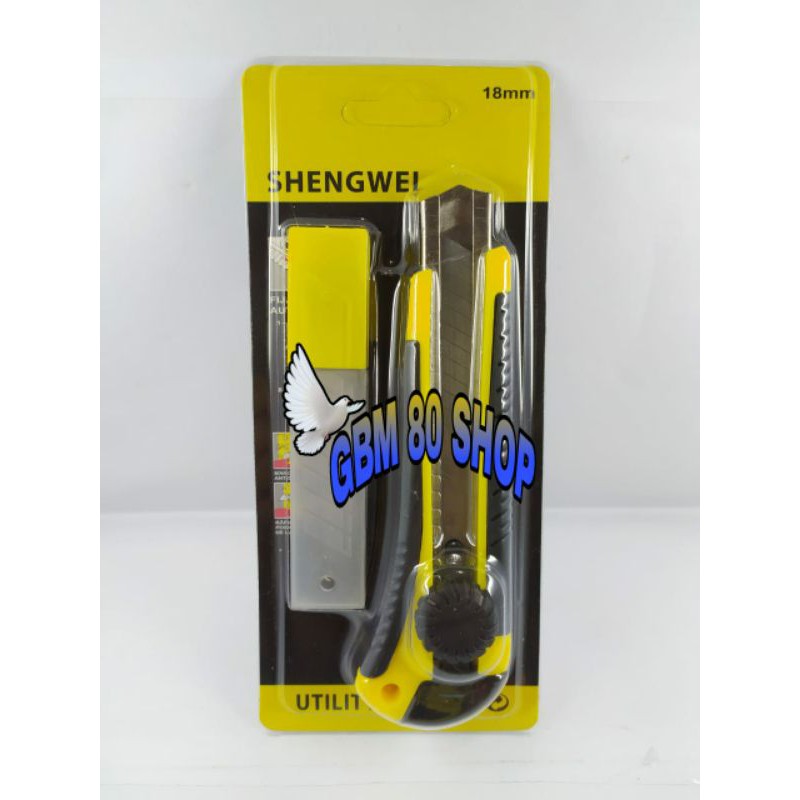 

Pisau Karter/Cutter Utility/Karter Besar ShengWei