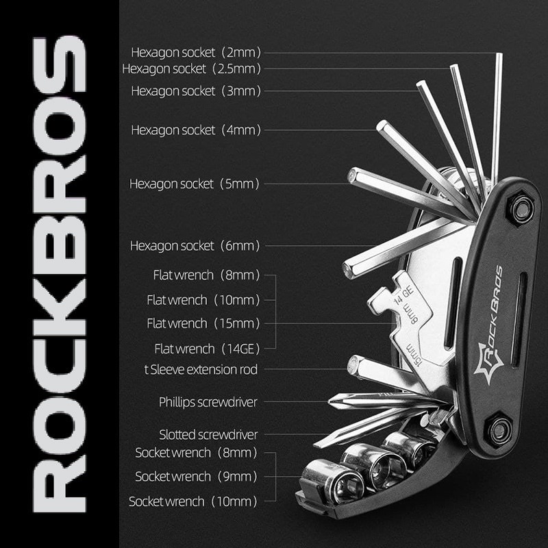 ROCKBROS*** ToolKit kunci Sepeda 16 in 1 Original