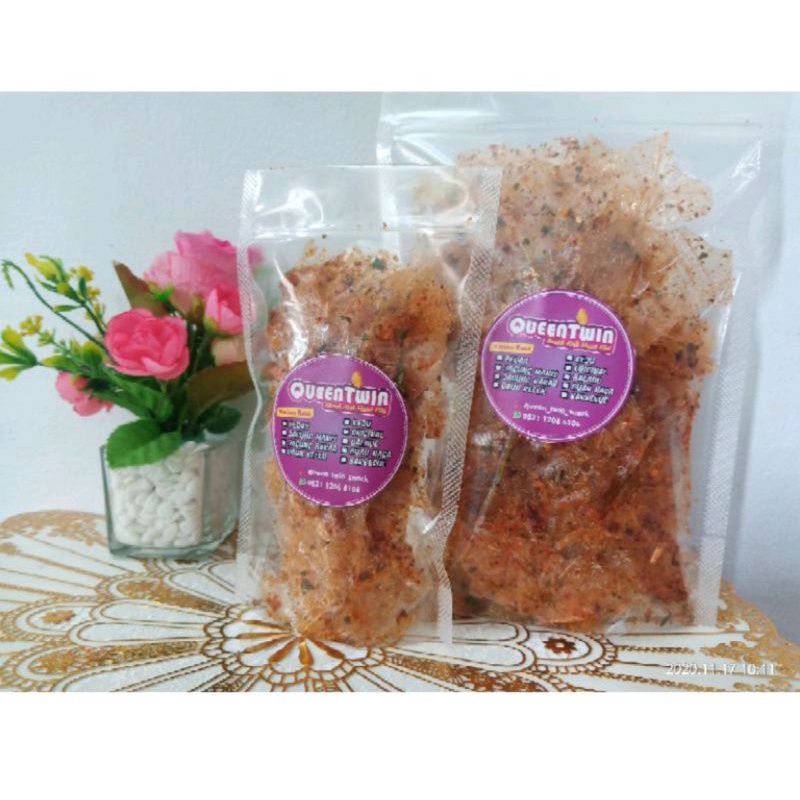 

KRIPCA / KERIPIK KACA PEDAS DAUN JERUK KEMASAN 500GR