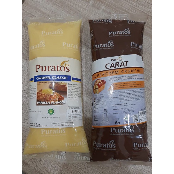 

Puratos Carat / Cremfill classic vanilla isian roti 1kg