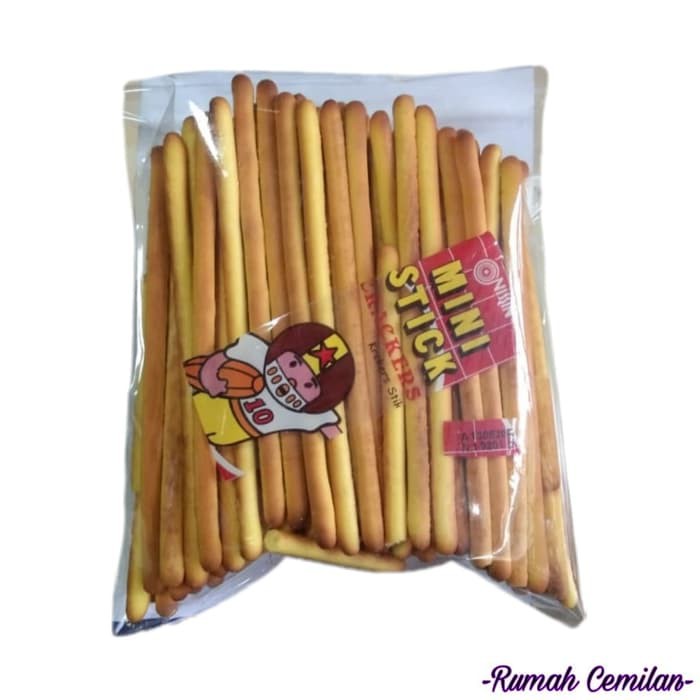 MINI STICK MERAH 250GR/ NISSIN CRAKERS MERAH/SNACK ORI KILOAN