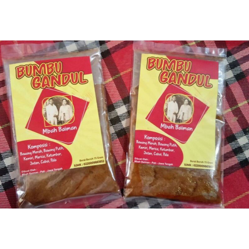 

BUMBU GANDUL ASLI PATI 10 PORSI