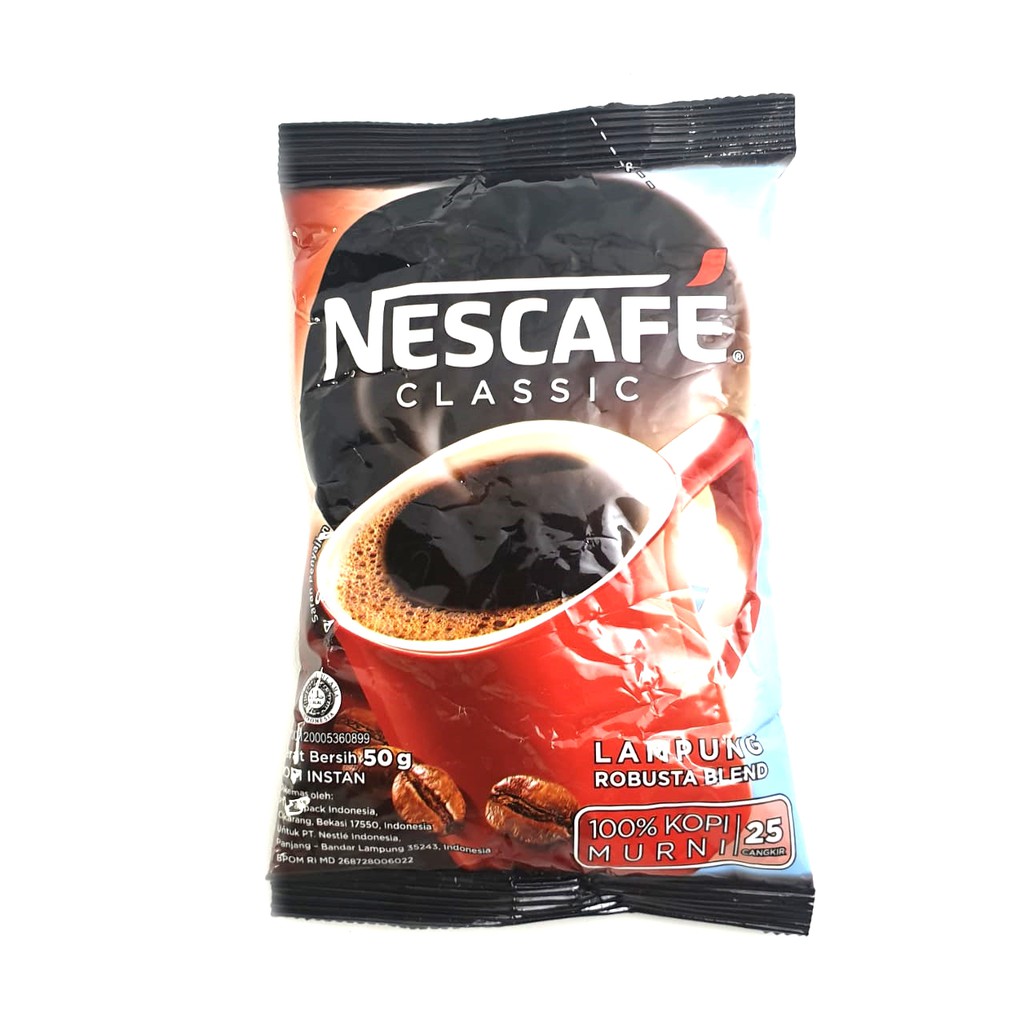 

Nescafe Classic 50gr 100% Kopi Murni